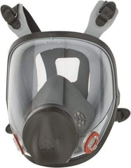 3M - Series 6000, Size S Full Face Respirator - 4-Point Suspension, Bayonet Connection - Exact Industrial Supply