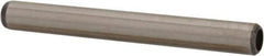 Value Collection - 1/4" Diam x 2-1/4" Pin Length Grade 8 Alloy Steel Pull Out Dowel Pin - 1 Rounded & 1 Threaded End - Exact Industrial Supply