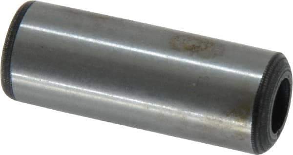 Value Collection - 3/8" Diam x 1" Pin Length Grade 8 Alloy Steel Pull Out Dowel Pin - 1 Rounded & 1 Threaded End - Exact Industrial Supply