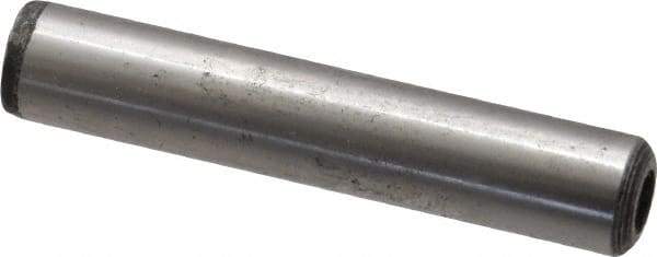 Value Collection - 3/8" Diam x 2" Pin Length Grade 8 Alloy Steel Pull Out Dowel Pin - 1 Rounded & 1 Threaded End - Exact Industrial Supply