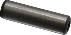 Value Collection - 1/2" Diam x 1-3/4" Pin Length Grade 8 Alloy Steel Pull Out Dowel Pin - 1 Rounded & 1 Threaded End - Exact Industrial Supply