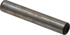 Value Collection - 1/2" Diam x 3" Pin Length Grade 8 Alloy Steel Pull Out Dowel Pin - 1 Rounded & 1 Threaded End - Exact Industrial Supply