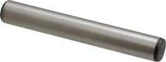 Value Collection - 1/2" Diam x 3-1/2" Pin Length Grade 8 Alloy Steel Pull Out Dowel Pin - 1 Rounded & 1 Threaded End - Exact Industrial Supply