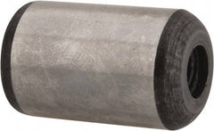 Value Collection - 5/8" Diam x 1" Pin Length Grade 8 Alloy Steel Pull Out Dowel Pin - 1 Rounded & 1 Threaded End - Exact Industrial Supply