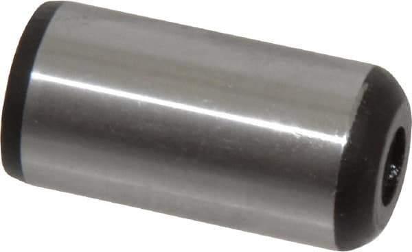 Value Collection - 5/8" Diam x 1-1/4" Pin Length Grade 8 Alloy Steel Pull Out Dowel Pin - 1 Rounded & 1 Threaded End - Exact Industrial Supply