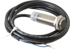 Eaton Cutler-Hammer - NPN, 5mm Detection, Cylinder Shielded, Inductive Proximity Sensor - 2 Wires, IP67, 20 to 250 VAC, M18x1 Thread, 2.54 Inch Long - Exact Industrial Supply