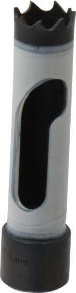 Lenox - 9/16" Diam, 1-1/2" Cutting Depth, Hole Saw - Bi-Metal Saw, Toothed Edge - Exact Industrial Supply