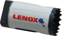 Lenox - 1-3/16" Diam, 1-1/2" Cutting Depth, Hole Saw - Bi-Metal Saw, Toothed Edge - Exact Industrial Supply