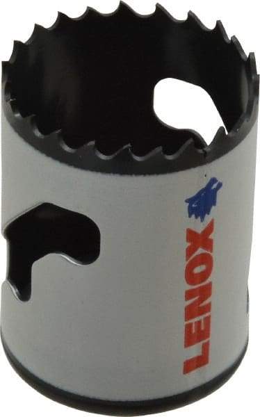 Lenox - 1-9/16" Diam, 1-1/2" Cutting Depth, Hole Saw - Bi-Metal Saw, Toothed Edge - Exact Industrial Supply