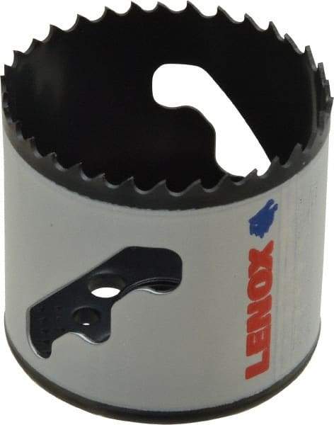 Lenox - 2-1/4" Diam, 1-1/2" Cutting Depth, Hole Saw - Bi-Metal Saw, Toothed Edge - Exact Industrial Supply