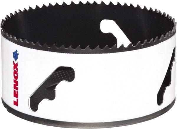 Lenox - 4-3/8" Diam, 1-1/2" Cutting Depth, Hole Saw - Bi-Metal Saw, Toothed Edge - Exact Industrial Supply
