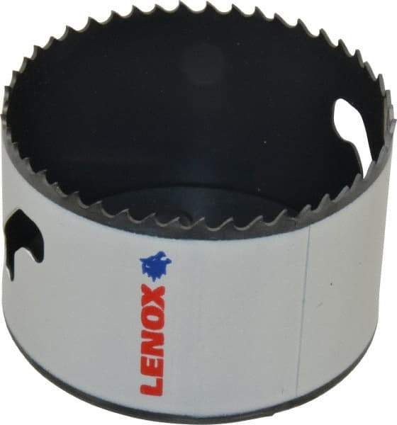 Lenox - 3-1/8" Diam, 1-1/2" Cutting Depth, Hole Saw - Bi-Metal Saw, Toothed Edge - Exact Industrial Supply