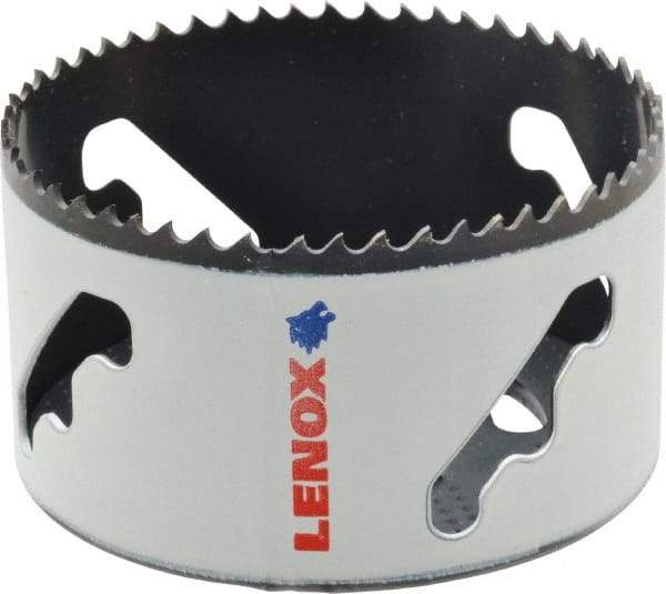 Lenox - 3-5/8" Diam, 1-1/2" Cutting Depth, Hole Saw - Bi-Metal Saw, Toothed Edge - Exact Industrial Supply