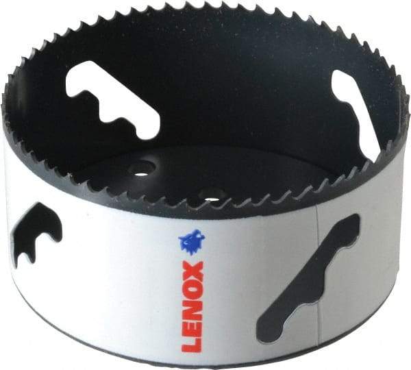 Lenox - 4-1/4" Diam, 1-1/2" Cutting Depth, Hole Saw - Bi-Metal Saw, Toothed Edge - Exact Industrial Supply