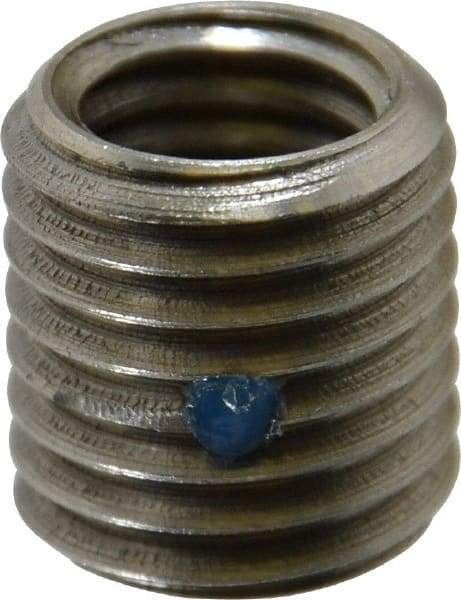 Made in USA - M12x1.75 Internal, M16x2.00 External, Metric Coarse, 17mm Insert Length, Thread Locking Repair Inserts - Stainless Steel, Oxide Finish, Grade 303 - Exact Industrial Supply