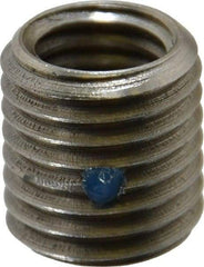 Made in USA - M12x1.75 Internal, M16x2.00 External, Metric Coarse, 17mm Insert Length, Thread Locking Repair Inserts - Stainless Steel, Oxide Finish, Grade 303 - Exact Industrial Supply