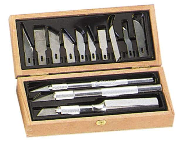 Excel - Woodworking Set - 13 Pieces, Includes Craftsman - Exact Industrial Supply