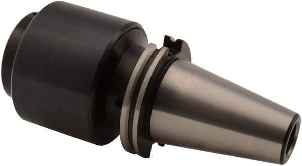 Parlec - CAT50 Taper Shank Tension & Compression Tapping Chuck - 3/4 to 2-1/2" Tap Capacity, 5.62" Projection, Through Coolant - Exact Industrial Supply