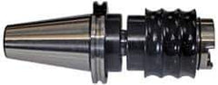 Parlec - CAT50 Taper Shank Tension & Compression Tapping Chuck - #0 to 9/16" Tap Capacity, 3.15" Projection - Exact Industrial Supply