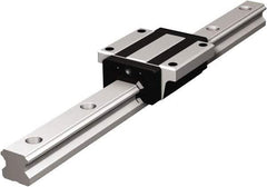 THK - 460mm OAL x 15mm Overall Width x 15mm Overall Height 4 Way HSR Rail - 60mm Between Holes, 4-1/2 x 7-1/2 x 5.3mm Hole Size - Exact Industrial Supply