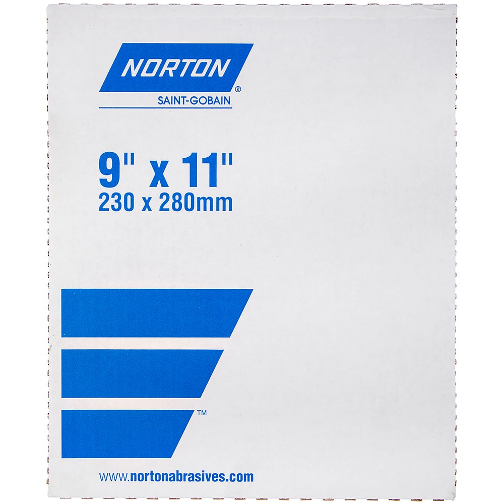 Norton - 600 Grit Aluminum Oxide Sanding Sheet - Exact Industrial Supply