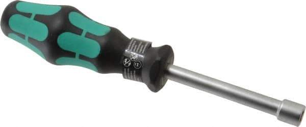 Wera - 11/32" Hollow Shaft Nutdriver - Ergonomic Handle, 7-1/4" OAL - Exact Industrial Supply