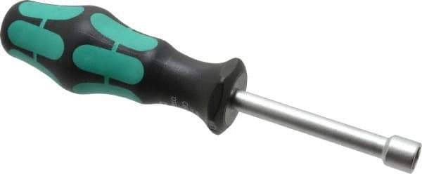 Wera - 3/8" Hollow Shaft Nutdriver - Ergonomic Handle, 7-1/4" OAL - Exact Industrial Supply