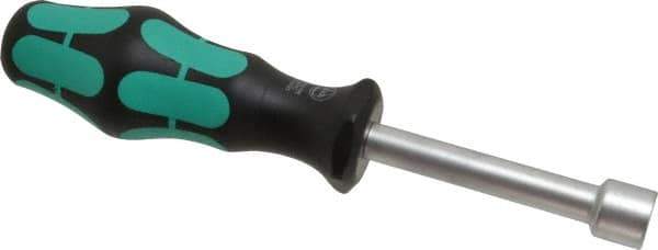 Wera - 1/2" Hollow Shaft Nutdriver - Ergonomic Handle, 7-3/4" OAL - Exact Industrial Supply