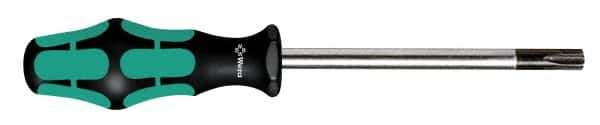 Wera - T40 Torx Driver - 5" Blade Length, 9-5/8" OAL, Ergonomic Handle - Exact Industrial Supply