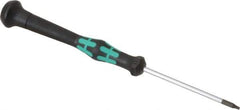Wera - T7 Torx Driver - 2-3/8" Blade Length, 6-3/16" OAL, Micro Handle - Exact Industrial Supply