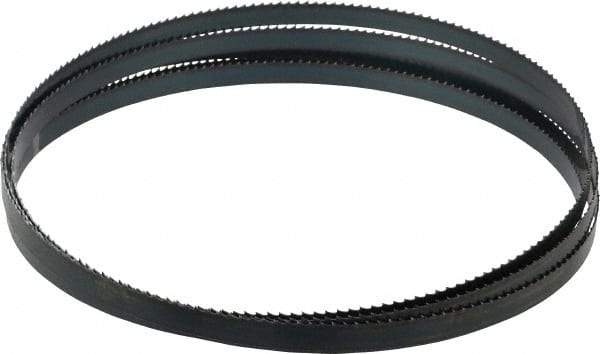 Starrett - 6 TPI, 12' 6" Long x 1/2" Wide x 0.025" Thick, Welded Band Saw Blade - Carbon Steel, Toothed Edge, Raker Tooth Set, Flexible Back, Contour Cutting - Exact Industrial Supply
