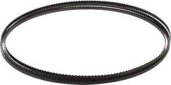 Starrett - 6 TPI, 12' 6" Long x 1/4" Wide x 0.025" Thick, Welded Band Saw Blade - Carbon Steel, Toothed Edge, Raker Tooth Set, Flexible Back, Contour Cutting - Exact Industrial Supply