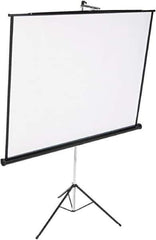 Quartet - Projection Screens Mount Type: Tripod Screen Width (Inch): 70 - Exact Industrial Supply