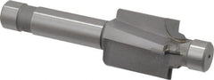 Made in USA - 9/16-18" Port, 0.989" Spotface Diam, 3/8" Tube Outside Diam, Plain Pilot, Straight Shank, Carbide Tipped Porting Tool - Exact Industrial Supply