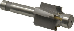 Made in USA - 3/4-16" Port, 1.208" Spotface Diam, 1/2" Tube Outside Diam, Plain Pilot, Straight Shank, Carbide Tipped Porting Tool - Exact Industrial Supply