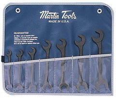 Martin Tools - 7 Piece, 3/8 to 3/4" Hydraulic Wrench Set - Exact Industrial Supply