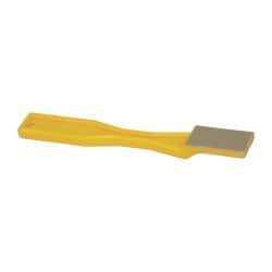 3M - 1-1/2" OAL Very Fine Sharpener Diamond File - 3/4" Wide, 1-1/2 LOC, Yellow - Exact Industrial Supply