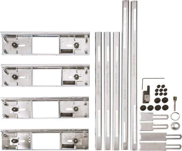 Porter-Cable - 6 Inch Outer Diameter, 8 Inch Height, Router Hinge Butt Template Kit - For Use with All 1.5hp and Larger Routers - Exact Industrial Supply