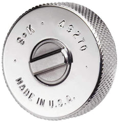 SK - 1/4" Drive Round Head Thumbwheel Ratchet - Chrome Finish, 1" to 5" OAL, 60 Gear Teeth - Exact Industrial Supply