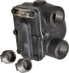 Watts - 4 Port, 1" Pipe, Cast Iron Float & Thermostatic Steam Trap - 15 Max psi - Exact Industrial Supply