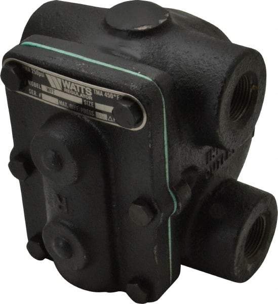 Watts - 4 Port, 3/4" Pipe, Cast Iron Float & Thermostatic Steam Trap - 15 Max psi - Exact Industrial Supply