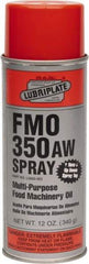 Lubriplate - 9.5 oz Aerosol Mineral Multi-Purpose Oil - SAE 20, ISO 68, 65 cSt at 40°C & 9 cSt at 100°C, Food Grade - Exact Industrial Supply