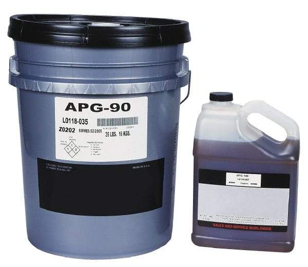 Lubriplate - 5 Gal Pail, Mineral Gear Oil - 152 SUS Viscosity at 210°F, 2220 SUS Viscosity at 100°F, ISO 460 - Exact Industrial Supply