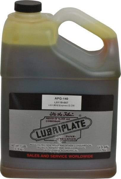 Lubriplate - 1 Gal Bottle, Mineral Gear Oil - 152 SUS Viscosity at 210°F, 2220 SUS Viscosity at 100°F, ISO 460 - Exact Industrial Supply