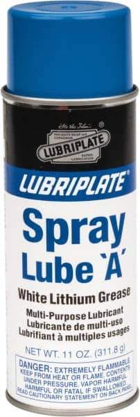 Lubriplate - 12 oz Aerosol Lithium General Purpose Grease - White, 150°F Max Temp, NLGIG 1, - Exact Industrial Supply