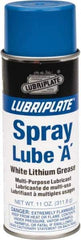 Lubriplate - 12 oz Aerosol Lithium General Purpose Grease - White, 150°F Max Temp, NLGIG 1, - Exact Industrial Supply