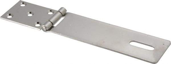 Made in USA - 1.88" Long x 8-3/4" Wide, Hasp - Stainless Steel - Exact Industrial Supply