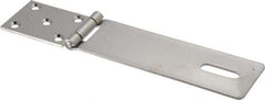 Made in USA - 1.88" Long x 8-3/4" Wide, Hasp - Stainless Steel - Exact Industrial Supply