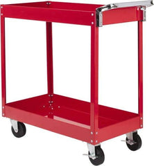 Sunex Tools - 350 Lb Capacity, 17" Wide x 34" Long x 33" High Service Cart - 2 Shelf, Steel - Exact Industrial Supply