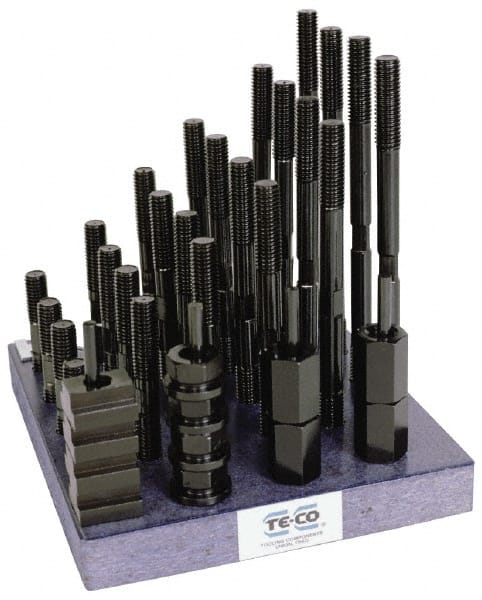 TE-CO - T-Nut & Stud Kits Stud Thread Sizes: 3/4-10 T-Slot Size (Inch): 1 - Exact Industrial Supply